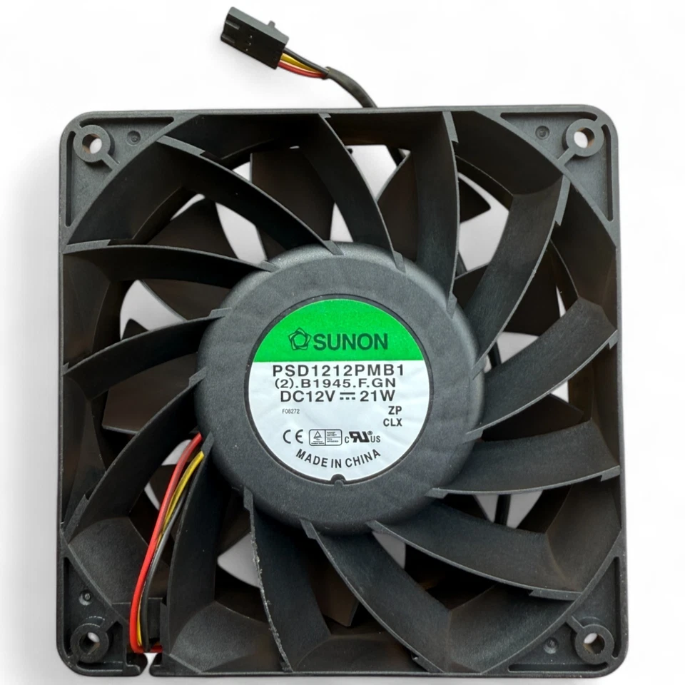 SUNON PSD1212PMB1 B1945.F.GN 12V 21W High Wind Volume 3Wire Cooling Fan 120*38mm - Image 2 of 4