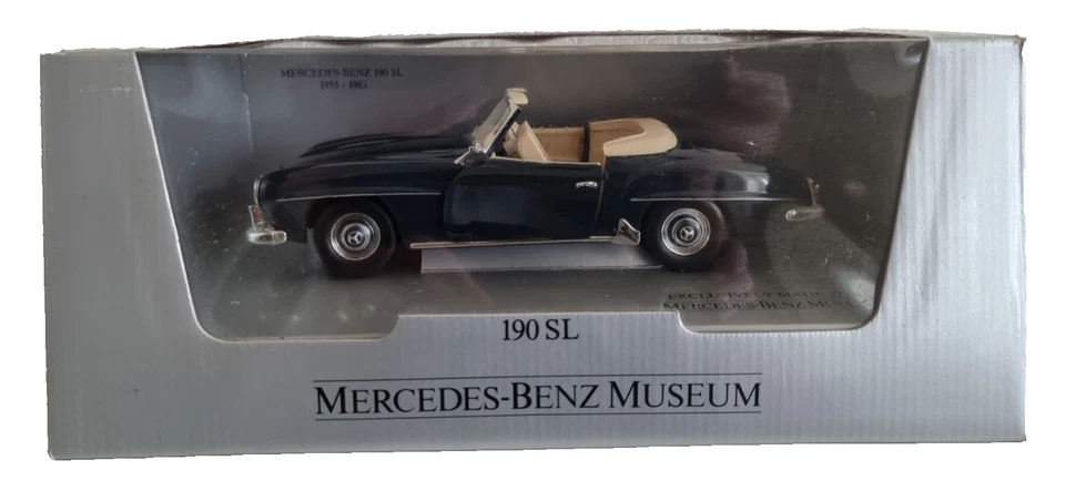 Mercedes Benz 190 SL 1955 cupé ERTL 1/18 escala exclusivo MB coche modelo museo Foto 3 de 4