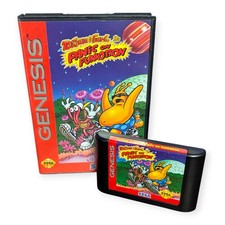 ToeJam & Earl in Panic on Funkotron Sega Genesis Game with Case 1993 NTSC-U/C