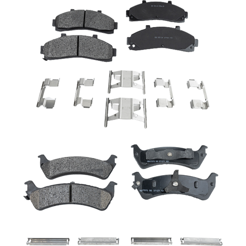 Front and Rear Semi-Metallic Brake Pad Set For 1998-2002 Ford Ranger ...