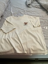 Walt Disney WORLD Halloween Fall T-Shirt XL Size White Short Sleeve Tee NWT