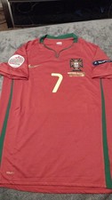 Portugal 2008 Euro Home Jersey Nike Cristiano Ronaldo Vs Germany 265759-611
