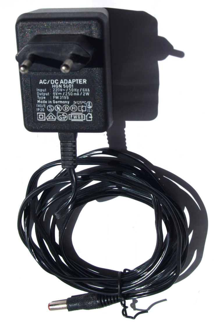 ADAPTADOR AC/DC Mephisto HGN 5001, FW3199, fuente de alimentación para ordenador de ajedrez Mephisto