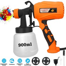 High Pressure 900ML Electric Spray Gun Airless HVLP Paint Sprayer Handheld DIY
