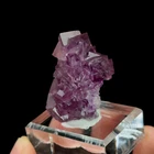 20g Natural Purple Phantom Fluorite Mineral Specimen/Anhui,Hunan
