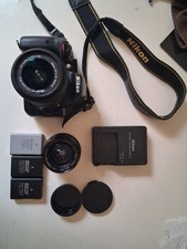 Nikon D3300 Camera Bundle with Lenses, EN-EL14a Batteries, Charger, Ambico Bag