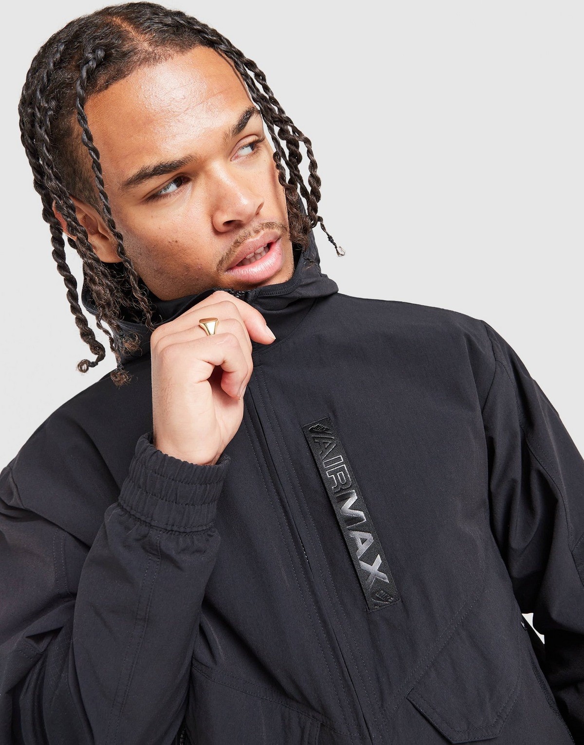 Nike Air Max Woven Jacket Black Size L Brand New!!! 100percent Genuine RRP £120 image 3