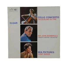 ASD 655 ED2 Du Pre plays Elgar cello concerto EX/G+