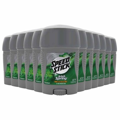 Speed Stick Deodorant Irish Spring Original 24 HR Protection 1.8oz - PACK OF 12