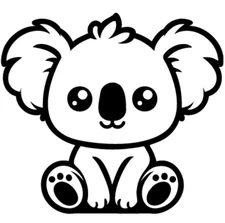 Koala Animal JDM Vinyl Decal Sticker Waterproof Outdoor Car Laptop Window Bottle