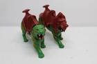 2-Vintage Masters of the Universe He-Man Battle Cats