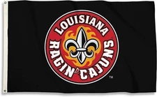University of Louisiana Lafayette Ragin Cajuns Premium 3x5 Feet Flag Banner,...