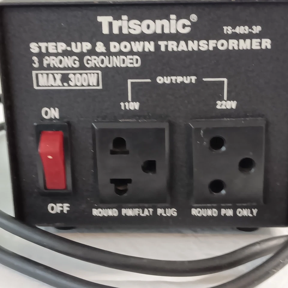 Tri Sonic 300W Step Up And Down Conversion Transformer - Image 2 of 4
