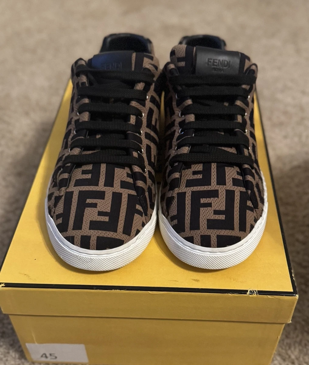 Fendi Leather Upper Brown Casual Shoes for Men for sale | eBay display picture 1