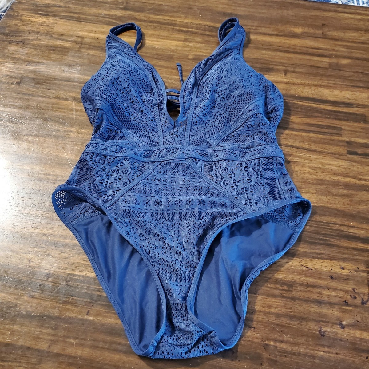 BECCA | Swim | Becca Color Play Crochet Belted Swimsuit BECCA | Swim | Becca Color Play Crochet Belted Swimsuit
