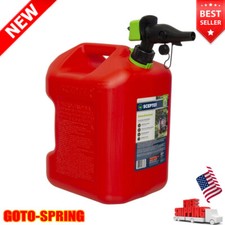 5 Gallon Gas Can Fuel Gasoline Container Squeeze Controlled Flow Fast Fill NEW