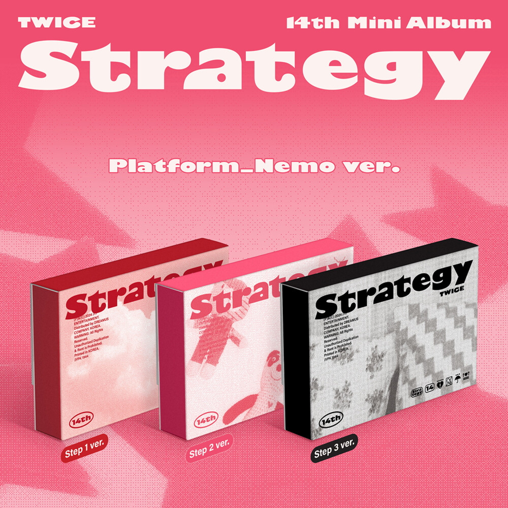 TWICE STRATEGY 14th Mini Album Platform_Nemo ver Random QRCard+