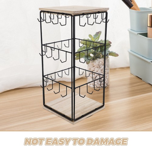 Jewelry Display Stand Earing Rotating Necklace Countertop Earring Rack - Picture 10 of 12