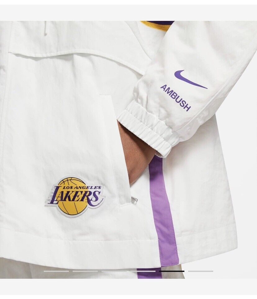 Nike x Ambush Lakers | Jacket | XL | White | Style: DB1617 Nike x Ambush Lakers | Jacket | XL | White | Style: DB1617