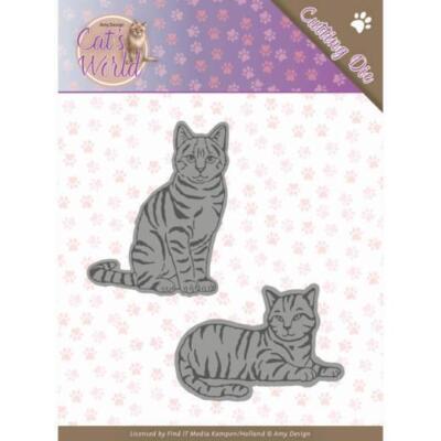 Stanzschablone - Amy Design - Cats World - Süße Katzen