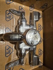 T S Brass B-0670-RGH Rough Service Sink Faucet Wall Mount, Adjustable Centers