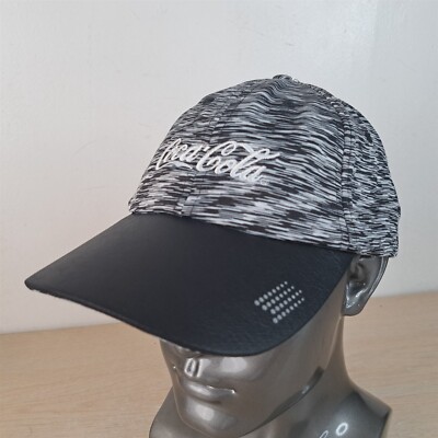 COCA-COLA ADJUSTABLE STRAPBACK BASEBALL HAT/CAP, BLACK, SODA/POP, OUTDOOR