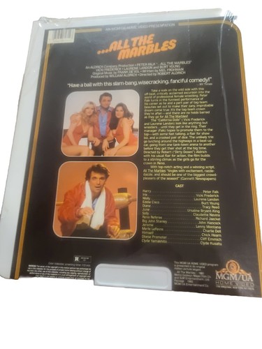 Vintage CED “…All The Marbles” VIDEODISC (MGM/UA HOME VIDEO) NEW SEALED - Picture 5 of 5