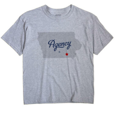 Agency Iowa IA T-Shirt MAP