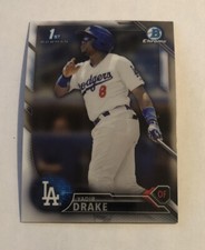 Yadir Drake 2016 Bowman Chrome Prospects #BCP219 LA Dodgers