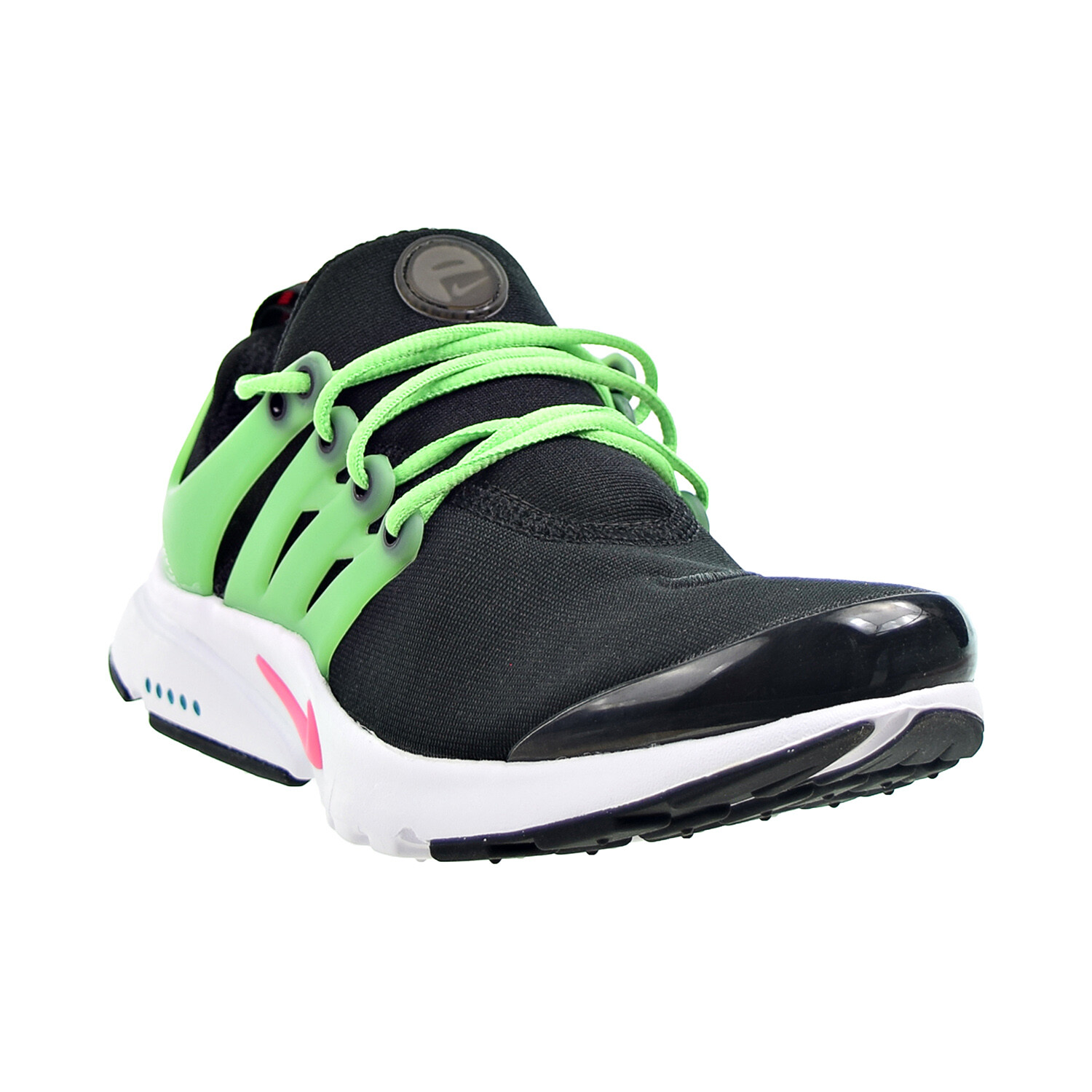 Nike Boys Presto - Shoes Black/Pink/Green Size 06.0