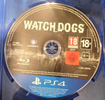 PS4 Watch Dogs (PS5 Compatible Game) DISC ONLY Cheap