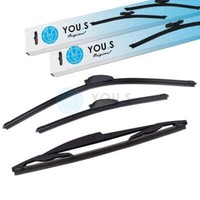 You.S Scheibenwischer Wischer SET Vorne + Hinten FüR Toyota Avensis Kombi (T25)
