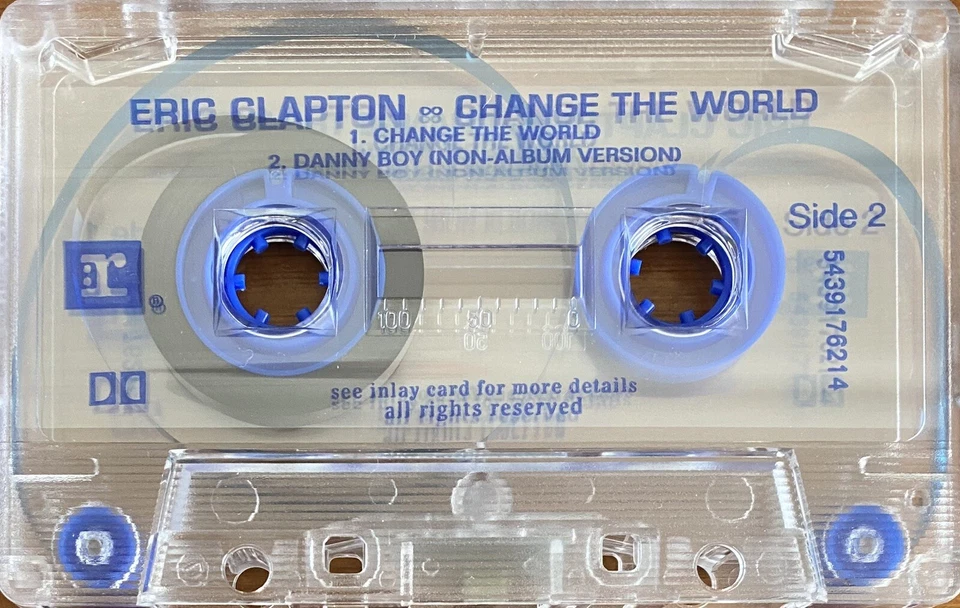 Eric Clapton Change The World Australian Cassette Cassingle - Image 4 of 4
