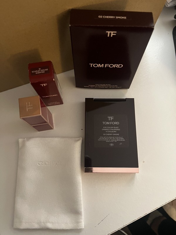 Tom Ford Eye Color Quad and Crème Eyeshadow Palette New In Box