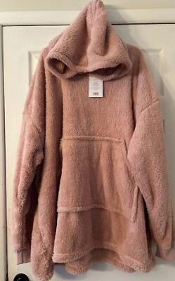 NEW Sienna Glitter Hoodie Wearable Blanket, Fleece Soft Warm Cozy Thermal  Throw