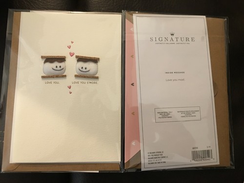 Hallmark Love, Birthday, Anniversary Card by Signature ~ Love you SMORE (Smores) - Picture 2 of 3