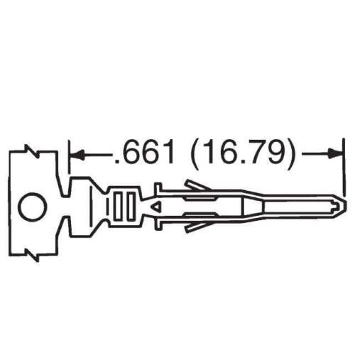 Molex 10-Pin Black Connector Pitch 4.20mm, w/18-24 AWG Pin Mini-Fit Jr ™ - Picture 6 of 8