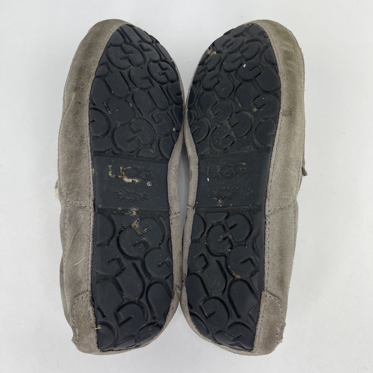 UGG‎ Men\'s Ascot Shearling Slippers/Moccasins Gray Suede Size 13 S/N 1101110 UGG ASCOT CHARCOAL GRAY GREY SUEDE SLIPPERS MOCCASINS SHOES  main image 2