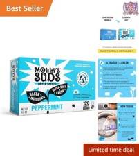Fabric Softener Dryer Sheets Peppermint 120 Count Plant-Based Static Reducer