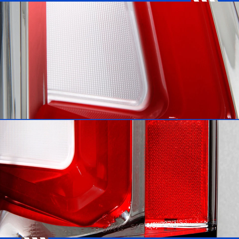 2015-20 For Chevy Suburban Tahoe SUV Full LED Chrome Tail Lights Lamp Pair — 第 4/4 张图片