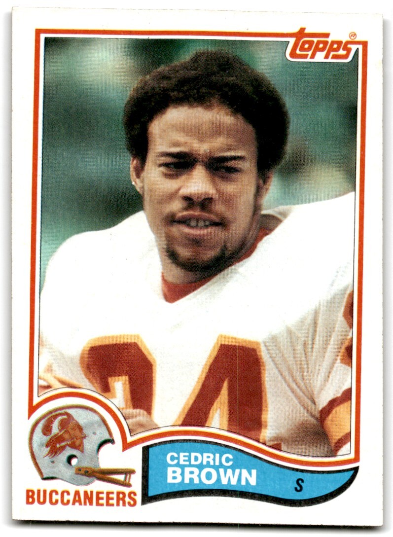 1982 Topps Cedric Brown Tampa Bay Buccaneers #496 | eBay