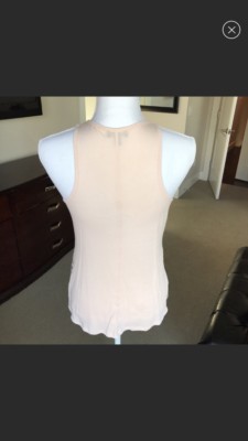 Débardeur Express Dreamweight Cotton - Rose Clair Pailleté, Taille S, Léger Et Brillant