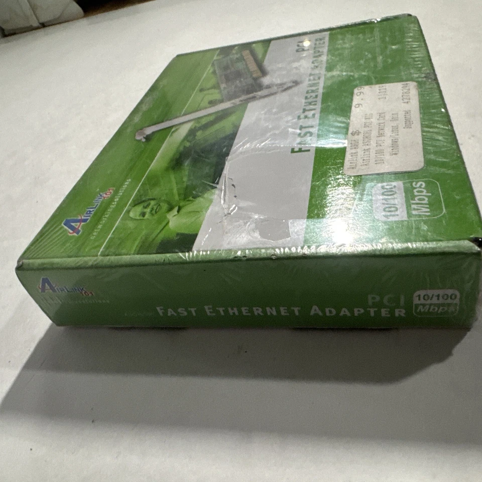 Vintage AirLink 101 PCI Fast Ethernet Adapter New Sealed 10/100 Mbps - New - Image 4 of 4