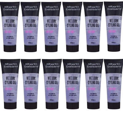12 x Alberto Balsam Wet Look Gel, 200ml