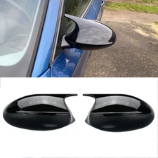 For BMW E90 E91 E92 E93 PRE-LCI Gloss Black M3 Style Side Mirror Cover Cap