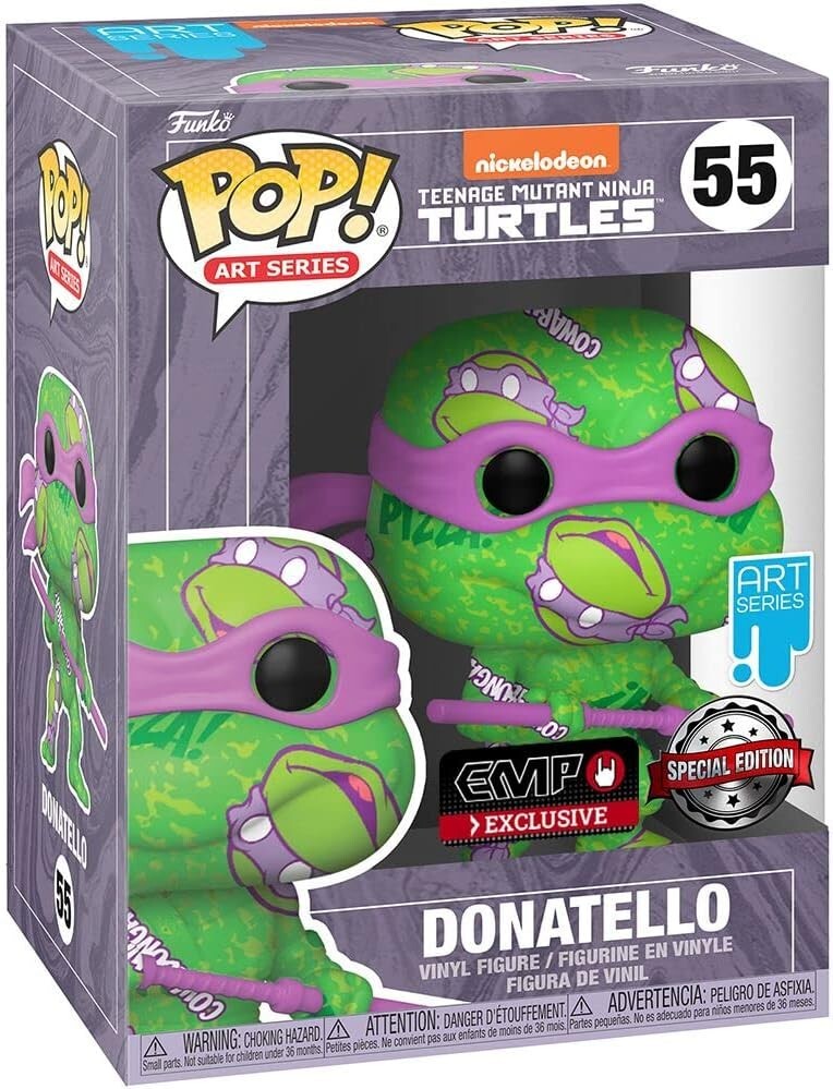 Funko POP Donatello Art Series 55 Teenage Mutant Ninja Turtles figurine collector