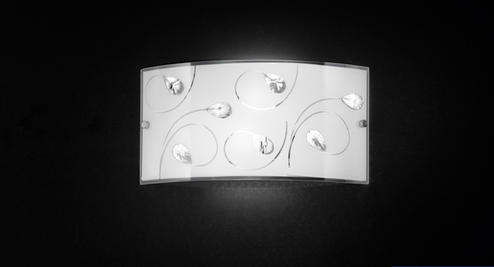Perenz 6088 Applique Moderna Cristallo - Lampada Interni E27