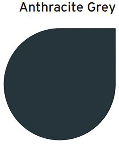 Round Deep Flow Guttering And Down Pipe, In Black, White, & Anthracite. - Image 2 of 4