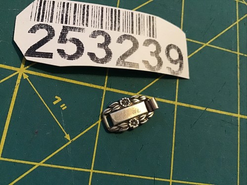 Sterling Silver WWII Forget-Me-Not  Bracelet charm  Link mother