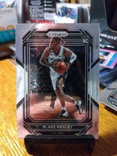 2022-23 Panini Prizm Blake Wesley Base Rookie RC #264 San Antonio Spurs